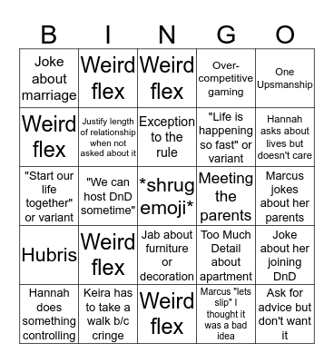 "Celebratory Drinks" Bingo Card