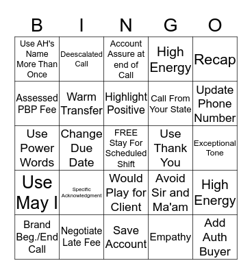 Fall Bingo! (One Box Per Call) Bingo Card