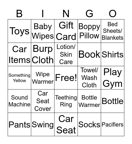 Huckleberry BINGO Card