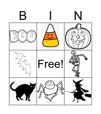 HALLOWEEN BINGO Card