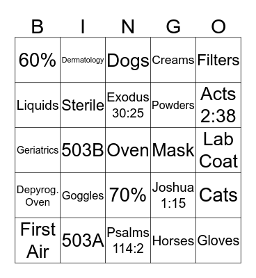 Compounding Bingo Card