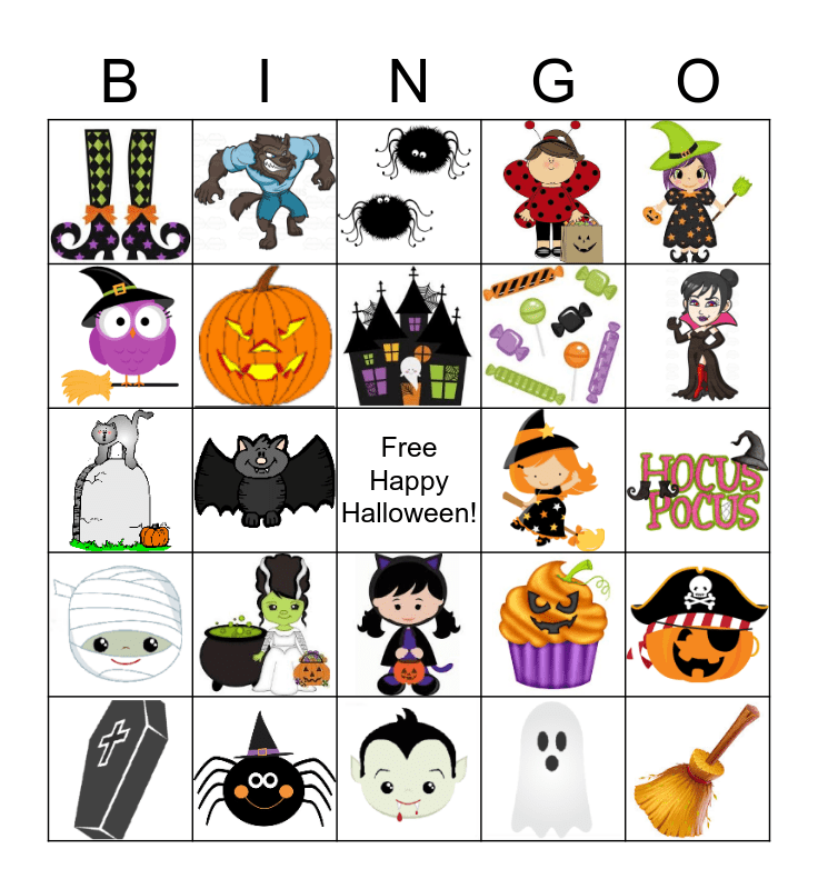 File Keepers Safety Halloween Bingo Card