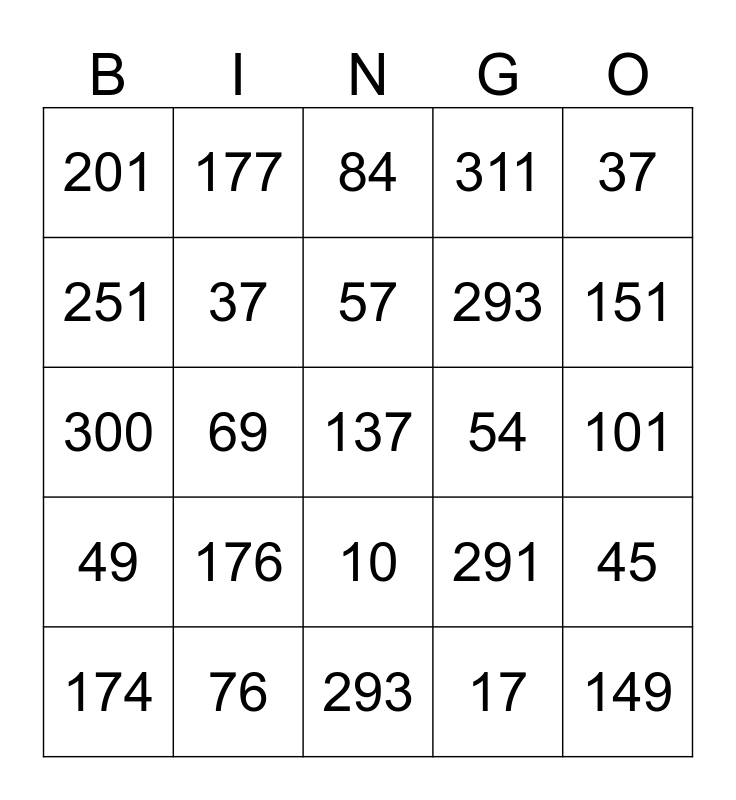 how-many-bingo-card