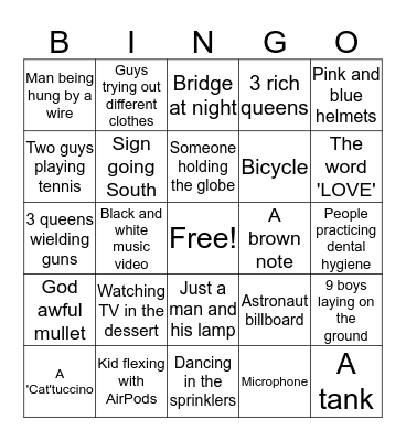 Comeback Corner! Bingo Card