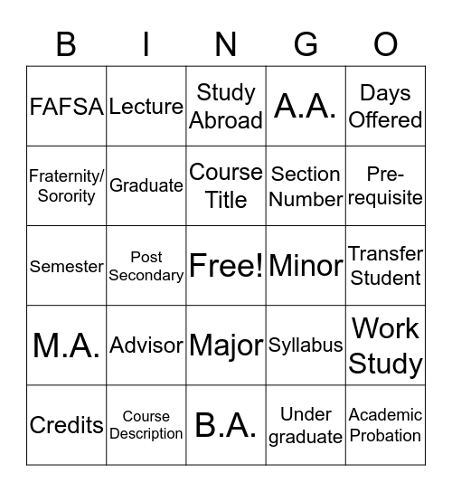 I hope I don't lose all of my HW passes BINGO! Bingo Card