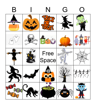 Halloween Bingo Card