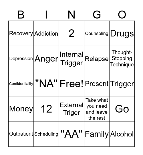 BINGO!!!! Bingo Card