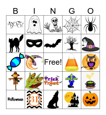 HALLOWEEN BINGO Card