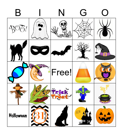 HALLOWEEN BINGO Card