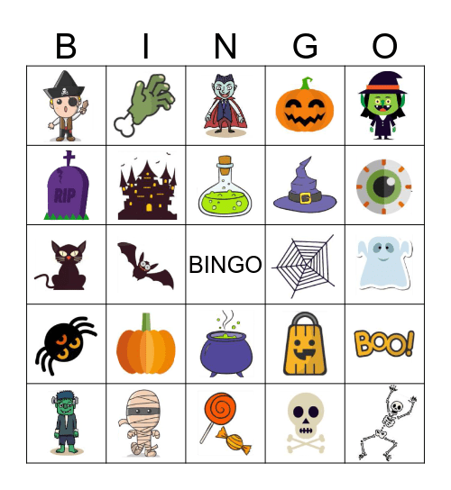 HALLOWEEN BINGO Card