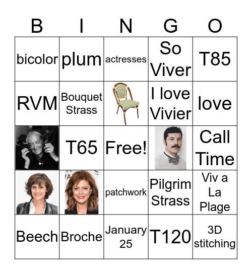ROGER VIVIER B-I-N-G-O! Bingo Card