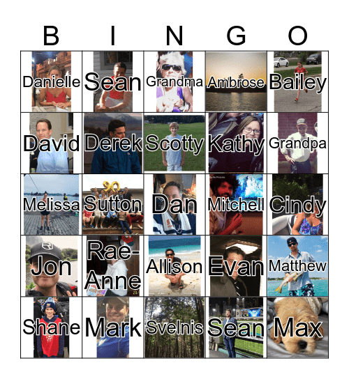 Anniversary Bingo Card