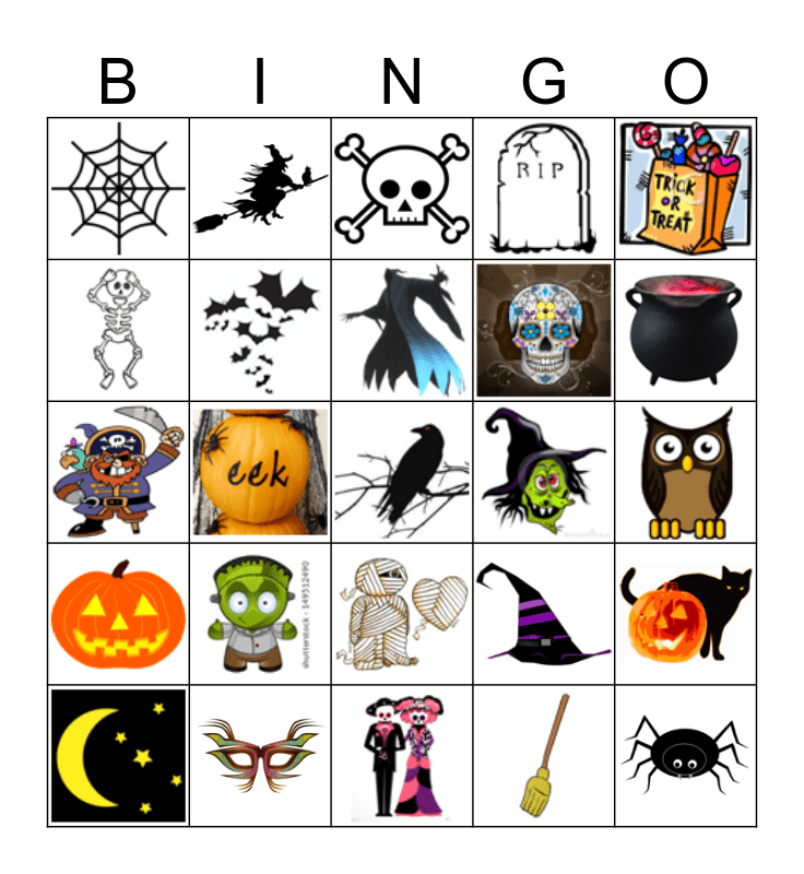 Day of the Dead BINGO Card