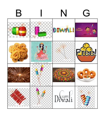 Diwali Bingo Card