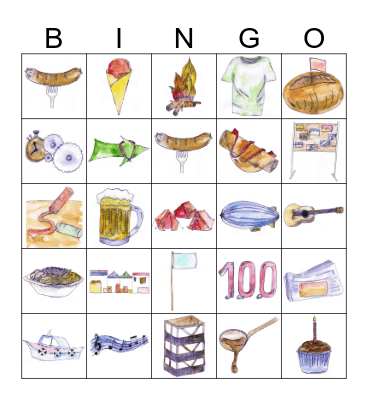 100 Jahre Pfadi Kanton Schaffhausen Bingo Card