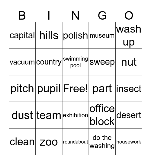 friends 2 Bingo Card