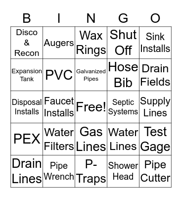 Nicole Johnson Bingo Card