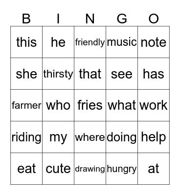 SSBOOK4 OD Bingo Card
