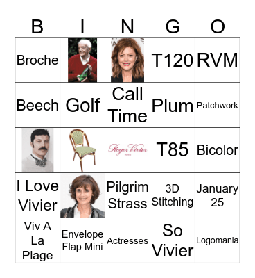 ROGER VIVIER  Bingo Card