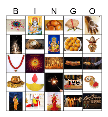 Diwali Bingo Card