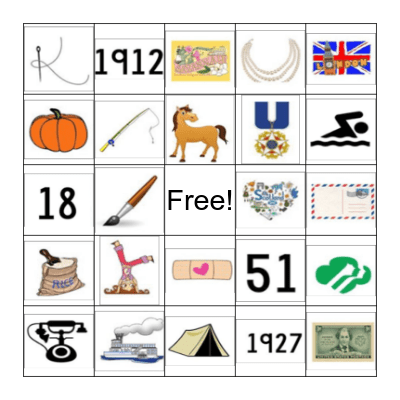 Life of Juliette Low Bingo Card