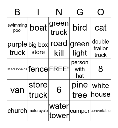 LINNO Bingo Card