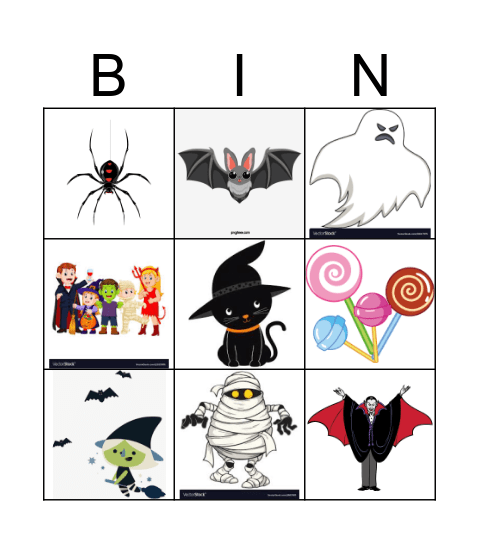 Halloween Bingo Card