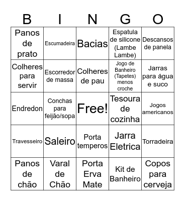 Cha da DAIA Bingo Card