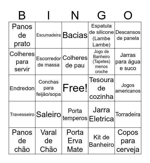 Cha da DAIA Bingo Card