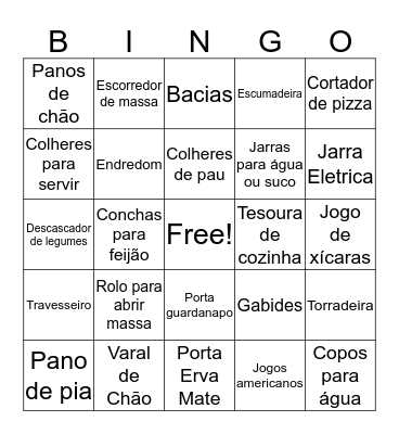 Cha da DAIA Bingo Card