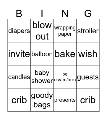 Vocabulary Bingo - 10/29/2019 Bingo Card