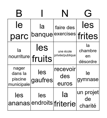 Pauvre Anne Chap 5  Bingo Card