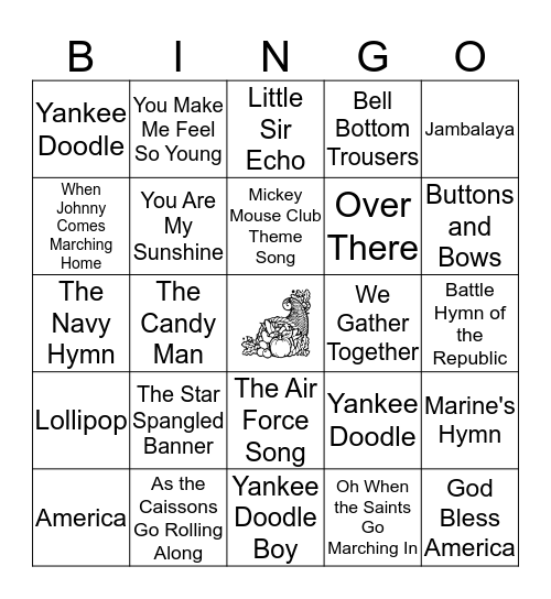 November Bingo! Bingo Card