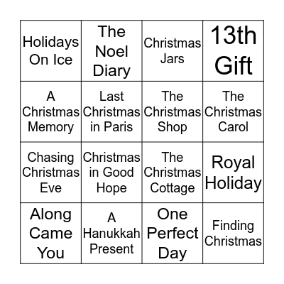 HOLIDAY BINGO Card