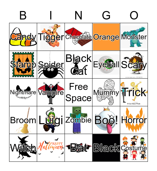 Halloween BINGO OG+2 Bingo Card