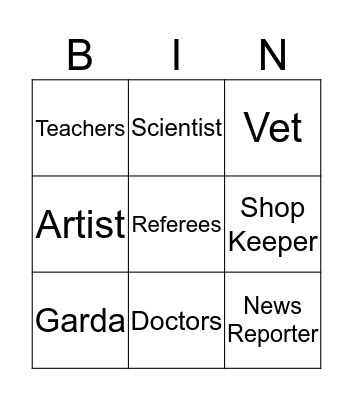 People in the community Bingo Card