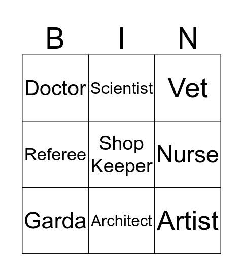 People in the community Bingo Card