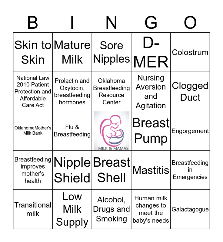 Play Breastfeeding Online BingoBaker