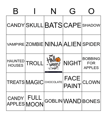 SPOOKY BINGO Card