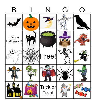 Halloween Bingo! Bingo Card