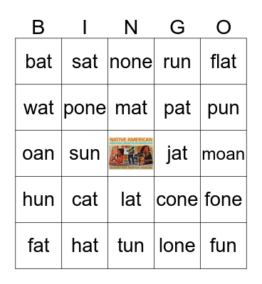 Elevating Native Voices Bingo Card