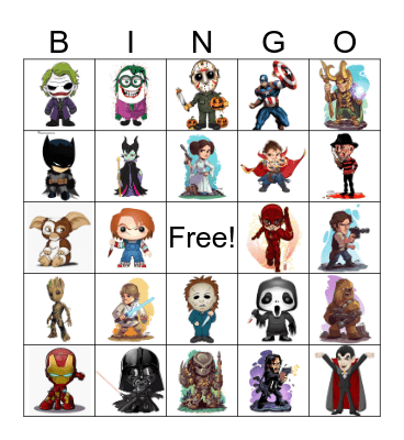 Happy Halloween Bingo Card