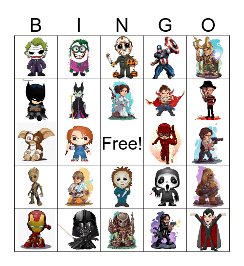 Happy Halloween Bingo Card