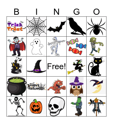 Halloween! Bingo Card