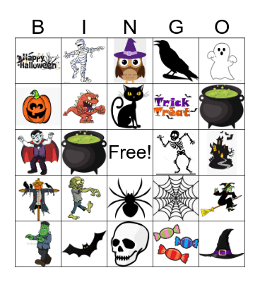 Halloween! Bingo Card