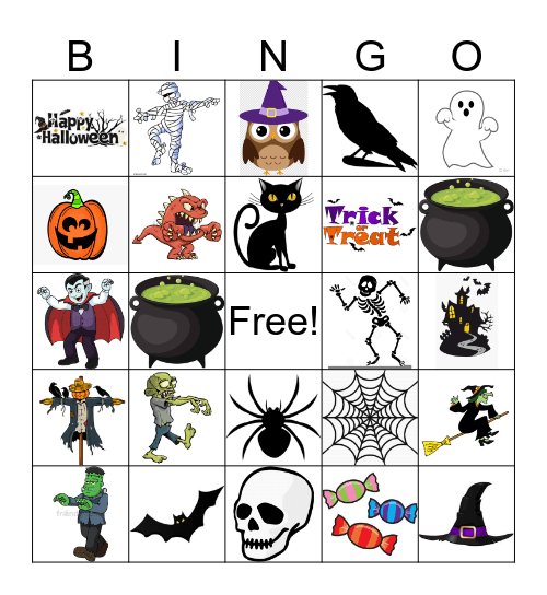 Halloween! Bingo Card