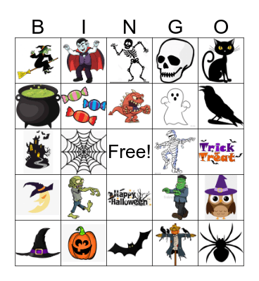 Halloween! Bingo Card