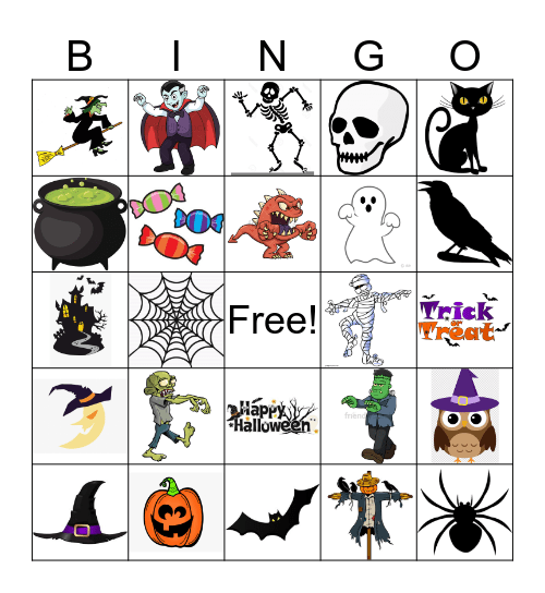 Halloween! Bingo Card