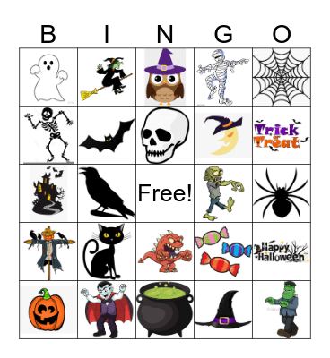 Halloween! Bingo Card