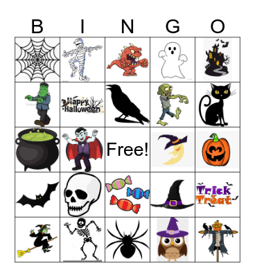 Halloween! Bingo Card